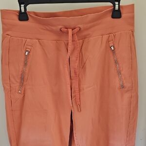Athleta Orange Trekkie North Jogger Pants